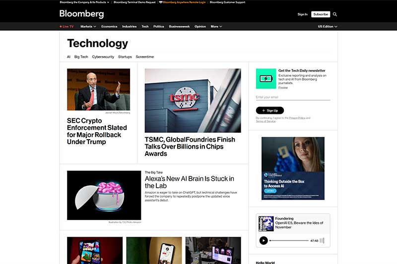 bloomberg screenshot